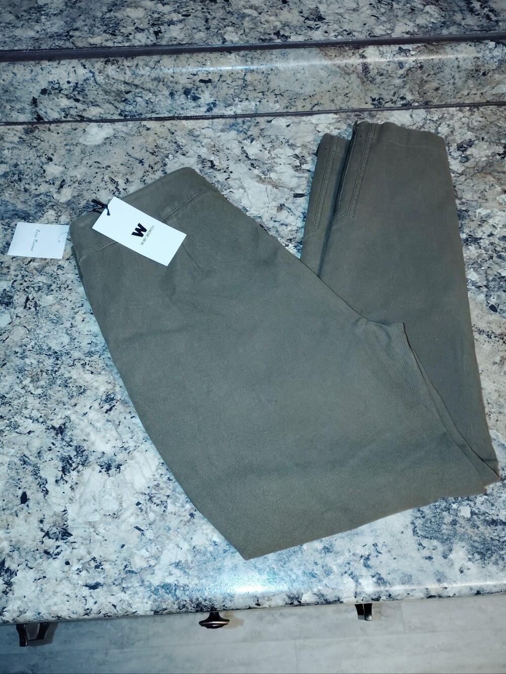 Nwt 6 W by Worth. Brown Women's Pants Brand New With Tags Side Zipper